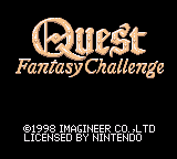 Quest - Fantasy Challenge (USA) (SGB Enhanced) (GB Compatible)